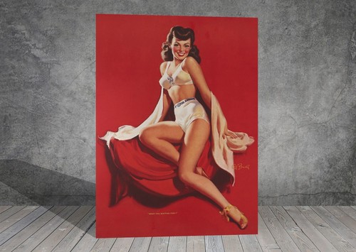 Gil elvgren lingerie - lingerie, donna