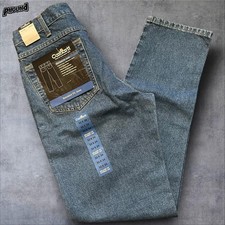 Jeans Carhartt Uomo 32x34 Blu Relaxed Fit Gamba Conica B17 DST Lavoro Denim