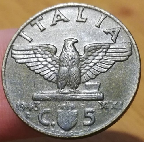Rara centesimi 1943 xxi - -,
