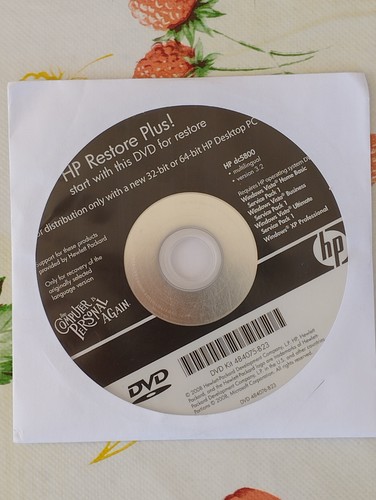 Restore plus windows - hp,