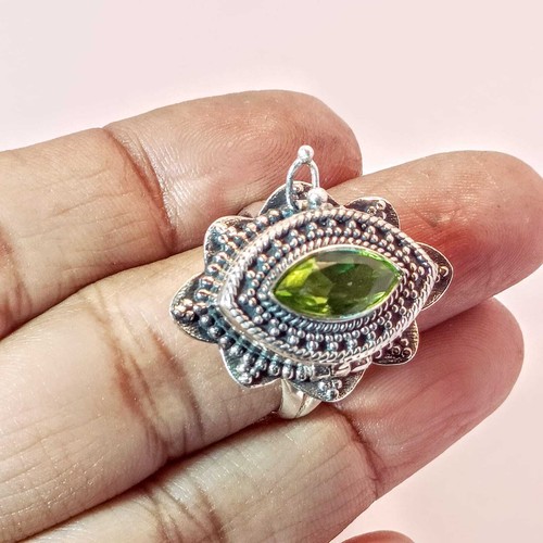 Anello veleno peridoto - peridoto, pietra