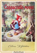 CAPPUCCETTO ROSSO ED ALTRE FIABE di Rodolfo Lanocita 1964 Ariston Libro illustra