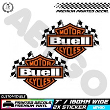 2x BUELLE Adesivi Decalcomania