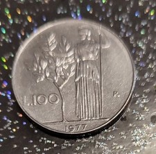 1977 Moneta Di 100 Lire