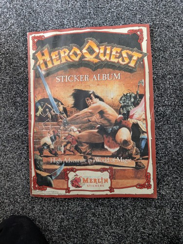 Heroquest sticker album - heroquest, 1991