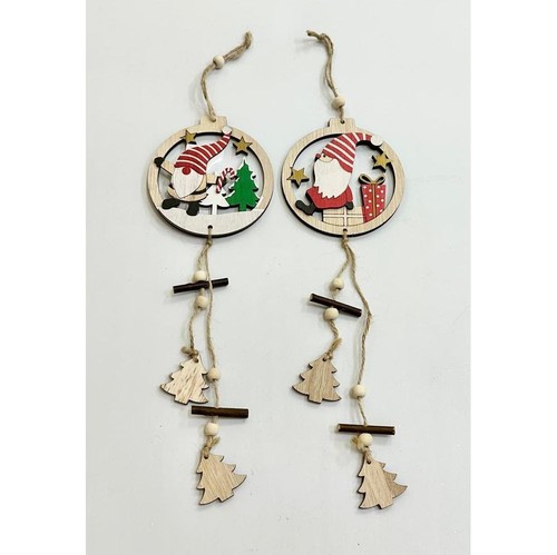 Palla natale in legno - pz,