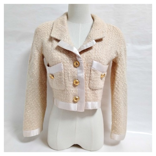 Giacche chanel donna seta lana - giacche,