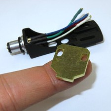 Distanziale cartuccia phono spessori ottone VTA per giradischi Thorens Rega Linn,PMI e altro
