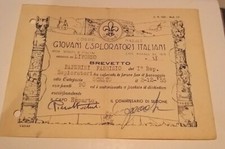 Brevetto  Scout del 1955