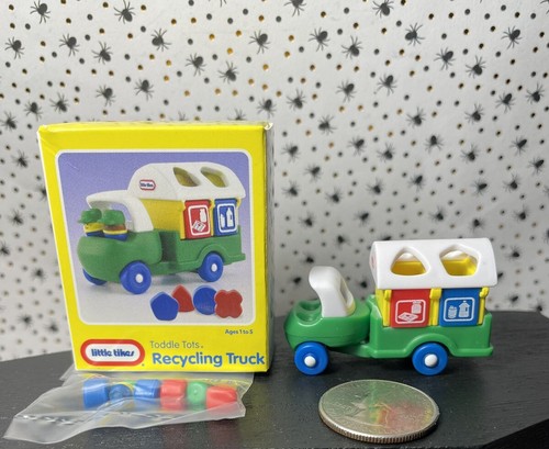 Camion riciclaggio miniature - riciclaggio,