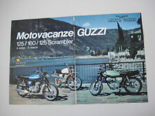 advertising Pubblicità 1973 MOTO GUZZI STORNELLO 125/125 SCRAMBLER/160