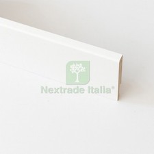 5PZ BATTISCOPA IN MDF BIANCO