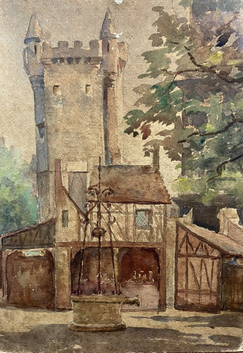 Castello donjon villaggio - castello,