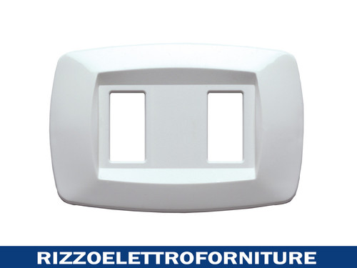 Placca fori bianca serie - 2,