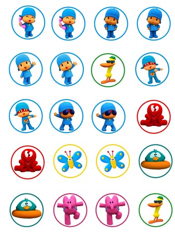 20x adesivi pocoyo - 20x,