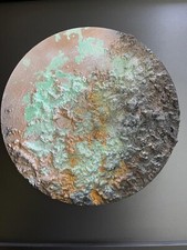 Quadro Luna Oro Antico di Paola Romano 30 Cm