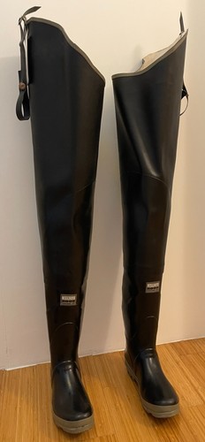 Stivali gomma waders nero - stivali,