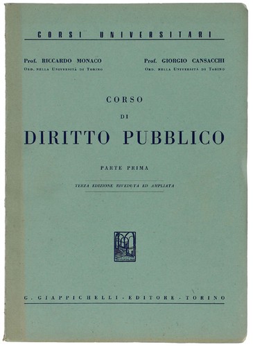 Corso diritto pubblico - corso,