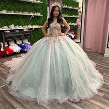 Abiti scintillanti Quinceanera