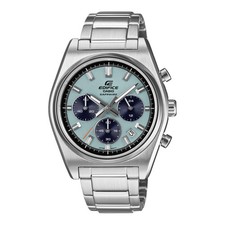 Orologio Uomo CASIO EDIFICE EFB-730D-2BVUEF Chrono Bracciale Acciaio Celeste