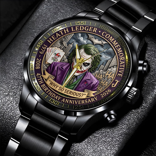 Orologio heath ledger joker - orologio,