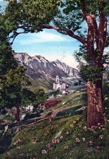 CARTOLINA ARTISTICA SPEDITA DA BORGO S.LORENZO - FIRENZE - NEL 1961