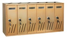 CASSETTE POSTALI A 6 POSTI CASELLARI POSTA PUBBLICITA' CONDOMINIO CASSETTA BOX