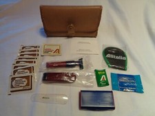 ALITALIA TROUSSE SET DA VIAGGIO LINEA AEREA VINTAGE