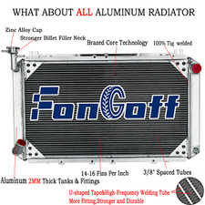 3Row Radiateur Pour 87-97 Nissan Patrol GQ 2.8L/4.2L Diesel 3.0 Petrol Y60 MT.