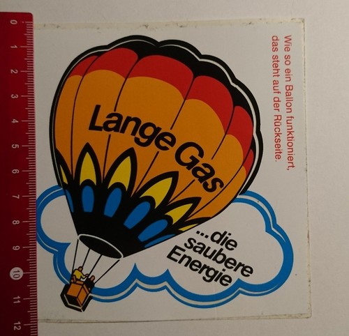 Adesivo sticker gas lungo - gas,