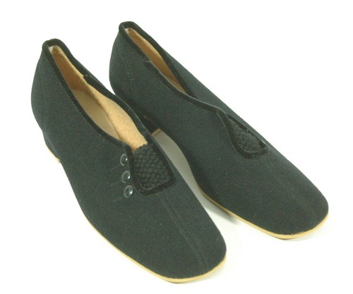 Vintage scarpe donna panno - vintage,