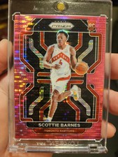 2021-22 Prizm Scottie Barnes ROSA PULSAR ROOKIE /42?Raptors RC #320?SSP GEM?