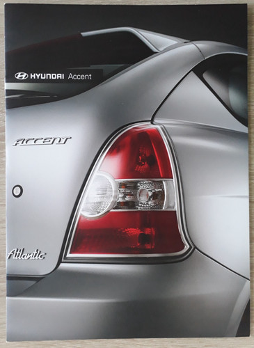 Brochure hyundai accent - brochure,