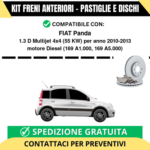 Kit freni anteriori pastiglie - kit,