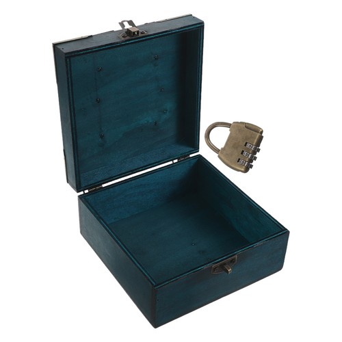 Baule portaoggetti legno - ,