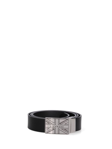 Cintura uomo vera pelle nera - pelle,