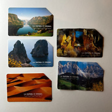 Lotto 5 Schede Telefoniche La Natura ci Chiama