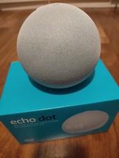 Nuovo Echo Dot (5ª Generazione Modello 2022) Con Orolg altop. piu lampadina