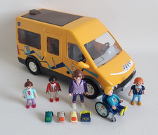 PLAYMOBIL 9419 Trasporto per la Scuola Van Mini Autobus City Life Con Figure Tbe