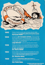 CARTOLINA DI TRIESTE ,TERRITORIO LIBERO PER TRIESTE - ZONA FRANCA INTEGRALE 1968