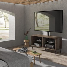 Supporto TV Angolare Mutifunzionale con Supporto Girevole Altezza Regolabile per 32"-65"