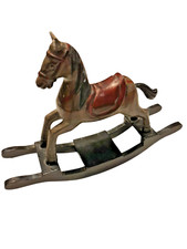 Cavallo a Dondolo Legno Antico
