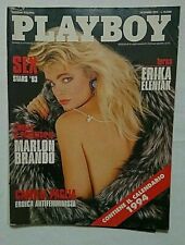 RARE PLAYBOY ITALIA 12 DICEMBRE 1993 CAMILLE PAGLIA ERIKA ELENIAK MARLON BRANDO