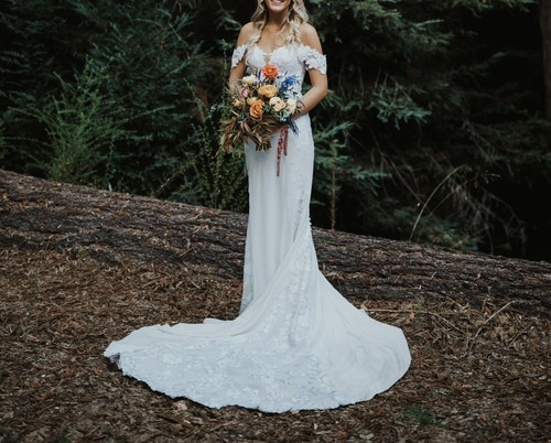 Lace wedding dress pronovias - wedding,