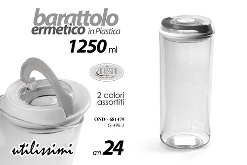 Barattolo ermetico acrilico - ermetico,