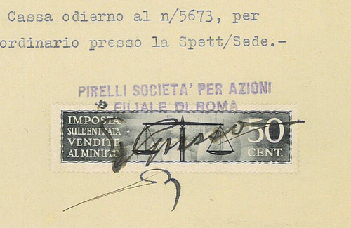 Ricevute pirelli vedi - e,