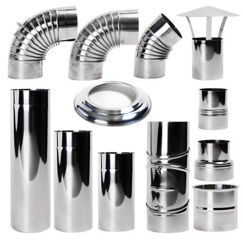 Tubo stufa acciaio inox