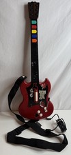 PlayStation 2 PS2 Guitar Hero Cherry Red RedOctane Controller Cablato PSLGH Cinghia