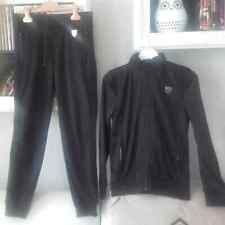Completo tuta Antony Morato Junior tg 12 maglia cappuccio pantalone nero nera Co