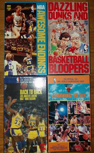 Lotto vhs basket nba anni - 4,